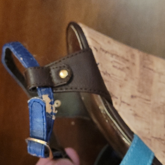 G:21 Strappy Sandals High Wedge Heel 6.5 - Picture 3 of 8